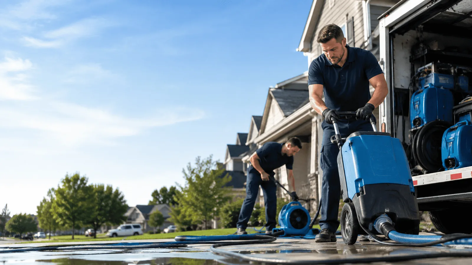 Dehumidification being performed in Teton Village, WY